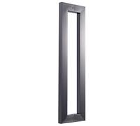 ADGCFKOP Manija for puerta de ducha, manija for interna y externa, tiradores vidrio metal, manijas contemporáneas fácil instalación, diseño dos lados, sótano, patio