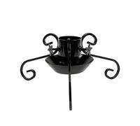 ADGO, Soporte para Árbol de Navidad - Soporte Metálico para Árbol de Navidad, Soporte Estable para Árbol de Navidad - Resistente a La Corrosión - Listo para Usar Sin Montaje - Pequeño 80mm, Negro