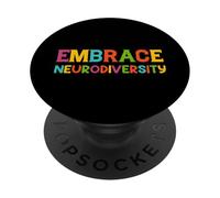 ADHD Autism ASD Embrace Neurodiversity PopSockets PopGrip Adhesivo