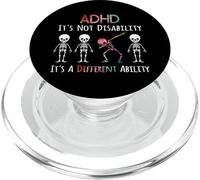 ADHD Awareness Dab ADHD It's Not A Disability Dabbing PopSockets PopGrip para MagSafe