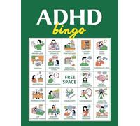 Adhd bingo: 32 player activities for kids, fund raising game for ADHD Awareness Month, Workshops, Classrooms