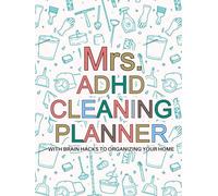 ADHD Cleaning Planner and Checklist Organizer: Chore Chart, Home improvement Planning for Neurodivergent Adult Women | Monthly, Weekly and Daily ADHD Tool (Opps I have ADHD)