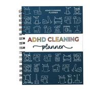 ADHD Cleaning Planner | Household Cleaning Schedule & Annual Checklist Book | Daily Planner Weekly Monthly Household Clean Planners, Chore Organizer for ADHD Home Task Management