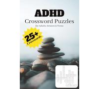 ADHD Crosswords Puzzles: Crossword Puzzles with Easy to Read Print about ADHD, Concentration, Task, Productivity and more | 6x9 inches | 25+ puzzles ... gift for Vacations, Holidays and Relaxation