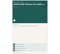 ADHD Daily Planner for Adults: 90 Undated Days - Top 3 Priorities, Brain Dump, Focus Blocks & Reset
