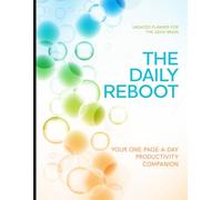 ADHD Daily Planner for Adults: The Daily Reboot - Your One-Page-a-Day Undated Productivity & Focus Journal - Bubbles