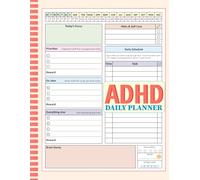 ADHD Daily Planner for Neurodivergent Adults: A colorful undated workbook to build routines, track habits, and organize your daily life with ease