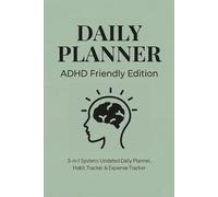 ADHD Daily Planner Undated: 3-in-1 Productivity System with Dopamine Menu, Habit Tracker & Expense Tracker: Executive Function & Focus Journal for ... Blocking, Priorities & Overwhelm Management