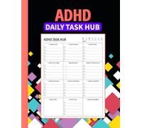 ADHD Daily Task Hub: Planner to Stay Organized, Manage Tasks & Boost Productivity