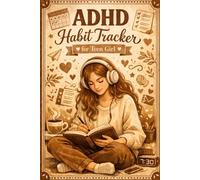 ADHD Habit Tracker for Teen Girl: 12 Month Daily Habit Tracker Journal for Teen Girls with ADHD