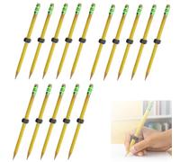 ADHD Pencil, Threaded Fidget Pencil for ADHD & Anxiety, Adhd Threaded Pencil, Silent Sensory Tool Stress Relief Rotating Pen Perfect for School Office Home, Quiet Fidget for Focus & Calming (15Pcs)