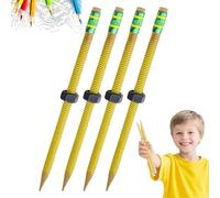 ADHD Pencil, Threaded Fidget Pencil for ADHD & Anxiety, Fidget Pencils,Silent Sensory Tool Pen Perfect for School Office Home (4PCS)