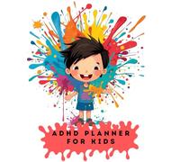 ADHD Planner For Kids: A Simple Black-and-White Organizer to Build Focus, Routines, and Confidence 200 Pages