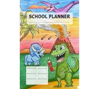 ADHD Planner for Kids & Teens: Undated Organizer for Elementary, Middle & High School Students: Academic & Weekly Calendar | Agenda Book | Yearly Schedule | Homeschool Supplies with Dinosaurs