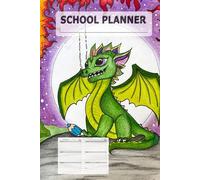 ADHD School Planner for Girls and Dragon Fans: Undated Organizer for Elementary, Middle & High School Kids & Teens: Academic & Weekly Calendar | Agenda Book | Yearly Schedule | Homeschool Supplies