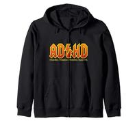 ADHD Squirrel Thunder | Divertido ADHD Kids Mens Womens ADHD ADHD Sudadera con Capucha