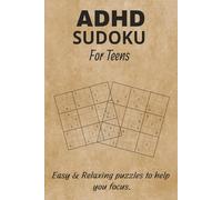 ADHD SUDOKU FOR TEENS: 55 SUDOKU puzzles for Teens and adults | Calm the mind, Relax, Focus