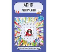 ADHD Word Search Book: Word Searches with Easy to Read Print about ADHD, Attention Deficit Disorder, Hyperactivity and more | 6x9 inches, 110 pages | ... for Vacations, Holidays and Leisure Time!
