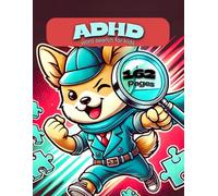 ADHD Word Search for Kids: Fun Focus Building Puzzle Book with Mazes, Coloring & Detective Dog Games