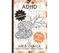 ADHD Word Search Puzzle and Coloring Book: Word Searches with Easy to Read Print about Focus, Attention, Neurodivergence, and More | 6x9 inches, 110 ... for Vacations, Holidays, and Leisure Time