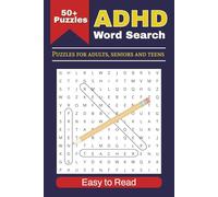 ADHD Word Search Puzzle Book: Word Searches with Easy-to-Read Print about ADHD, Focus, Mindfulness and More / 6x9 Inches, 116 Pages / 50+ Calming & ... Perfect Gifts for Relaxation, Mental Clarity