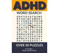 ADHD Word Search Puzzle Book: Word Searches with Easy-to-Read Print about Focus, Clarity, Calm, and More 6×9 inches, 110 pages 50+ Puzzles … Gifts for Relaxation, Mindfulness, and Peaceful Moments