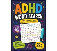 ADHD Word Search: Word Searches with Easy to Read Print for a Brain Break, Wandering Minds, and More | 6x9 inches, 110 pages | 50+ Puzzles…. Gift for Vacations, Holidays and Free Times