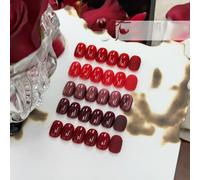 ADHERE Serie Go-on Roja - 12ml Esmalte de uñas en gel, 1 pieza de Gel para uñas UV LED para salón de manicura de uñas para mujeres (Manzana mágica)