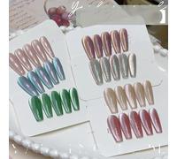 ADHERE Serie Jardín Místico - 12ml Esmalte de uñas en gel con efecto ojo de gato, 1 pieza, Gel para uñas esmalte de uñas magnético holográfico para manicura (Reino secreto del norte)