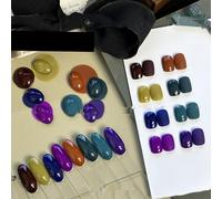 ADHERE Serie Vincent - 12ml Esmalte de uñas en gel, 1 pieza de Gel para uñas UV LED para salón de manicura de uñas para mujeres (ZhouMengDie)