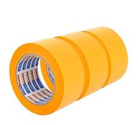 ADHES 3 Rollos De Cinta De Carrocero De Precisión, Automotriz Cinta Adhesiva Para Enmascarar, Para coche Modelo De Pintura, Pintura De Automóviles DIY, Alta Temperatura, 50mmx 50m Washi Tape