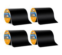 ADHES Cinta de Butilo Impermeable autoadhesiva 150mm x 5m, 4 Rollos Resistente al Clima Cinta para Vigas de Cubierta, Ideal para Cubiertas de Madera, Vigas, Techos