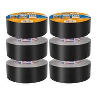 ADHES Cinta de Butilo Impermeable autoadhesiva 50mm x 15m, 6 Rollos Resistente al Clima Cinta para Vigas de Cubierta, Ideal para Cubiertas de Madera, Vigas, Techos