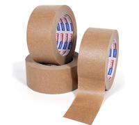 ADHES Cinta de embalaje de papel kraft Cinta adhesiva para paquetes y cajas reciclable ecológico marrón 50mm x 40m