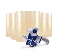 ADHES - Cinta de embalaje para cajas de mudanza, 1.88 pulgadas x 100 yardas x 2.7 mil, 36 rollos