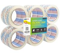 ADHES Cinta de embalaje transparente para mover caja de sellado de embalaje, cinta de envío Multipack (B468B)