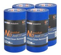 ADHES Cinta de pintor Cinta de carrocero Cintas de Enmascarar para Pintura artes, azul, Resistencia a los rayos ultravioleta，38mm x 55m, 24rollos