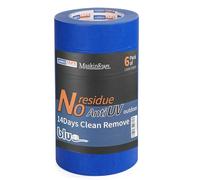 ADHES Cinta de pintor Cintas de Enmascarar para Pintura artes,azul,38mm x 55m, 6 rollos