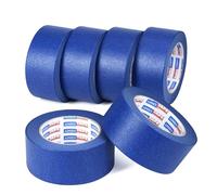 ADHES Cinta de pintor Cintas de Enmascarar para Pintura artes,azul,48mm x 55m,6rollo