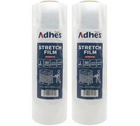 ADHES Stretch Wrap Stretch Film Roll, 60 Gauge,18in x 1500ft,2Rolls