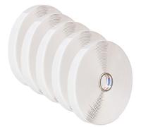 ADHES White Butyl Sealant Tape 12mm x 9m x 3mm 5 Roll Butyl Rubber Sealant Tape para RV, Vehículos, Reparación Marina y Hogar - Ideal para Faros, Ventanas, Puertas y Parabrisas