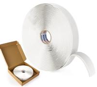 ADHES White Butyl Sealant Tape 19mm x 9m x 3mm 1 Roll Butyl Rubber Sealant Tape para RV, Vehículos, Reparación Marina y Hogar - Ideal para Faros, Ventanas, Puertas y Parabrisas