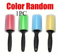 Adhesiva Reutilizable de Color Aleatorio para Limpiar Ropa, Pelo de , Cepillo de Limpieza, Algodón Lavable para Quitar el Polvo, Dispositivo de Limpieza