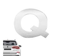 Adhesive Alphabet - Letter Stickers 3D Dustproof Car Bumper Decals | Waterproof Vehicle Decoration Set Strong Bond Vinyl Design for Car Auto, Trucks, Motorcycles, or Custom Styling