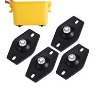 Adhesive Casters Wheels - Sticky Swivel Pulleys, Small Furniture Castors | 360 Degree Stick On Swivel Casters Wheels, High Load Bearing Swivel Wheels for Kitchen Appliances, Trash Can, Small Furniture