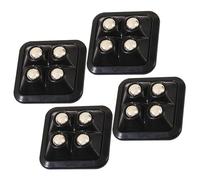Adhesive Castor Wheels - Small Castor Wheels, Swivel Casters Wheels | 360 Degree Rotation Sticky Ball Casters, Small Appliance Wheels, Stick Castors Pulley Rollers for Small Furniture Trash Can Box
