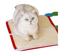 Adhesive Cat Scratch Mat, Anti-Scratch Furniture Protector, Sisal Scratcher Rug, Durable Felt, Protects Furniture, Perfect for Kittens, 21.26 X 20.08 Inches