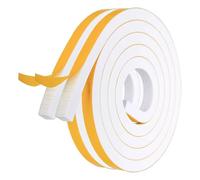 Adhesive Foam Tape - Weatherproof Door Strip, Soundproofing Insulation Gasket,Draftproof Window Ribbon | Collision Cushion, Basement Car Air Conditioner Cabinet Pipe Home Garage Weather Seal