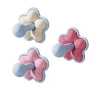 Adhesive Hooks - 3PCS Heavy Duty Wall Hooks, No Drilling Waterproof Self Adhesive Hangers for Bathroom & Kitchen, Strong Hold Hook Set for Towels, Coats, Keys & Bags on Tile, Door & Wall
