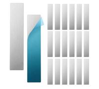 Adhesive Metal Plates - 20-Piece Strong Hold, Sticky Steel Strips For Magnet Mounting, Iron Backing Plates, Self-Adhesive Metals For Aluminum Cabinets, Vent Covers, Kitchen Doors